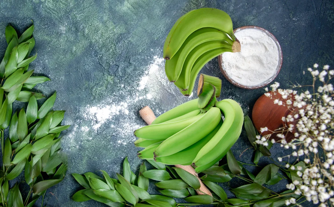 Raw banana flour